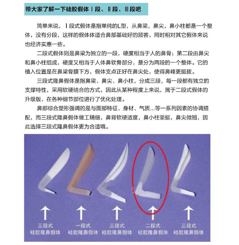 ①单纯假体(国产康宁)隆鼻----------2888元 ②耳软骨 进口韩式生科1